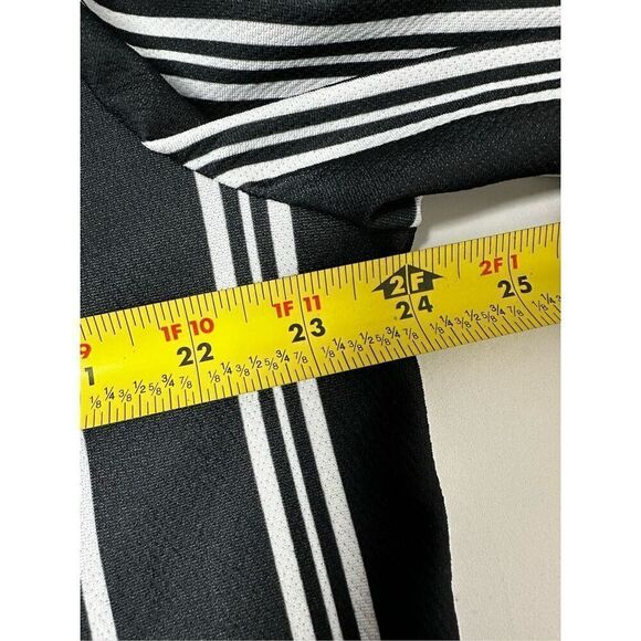Lily by Firmiana Striped Black White Blazer Cardigan Open Front Size 3XL - Picture 9 of 11